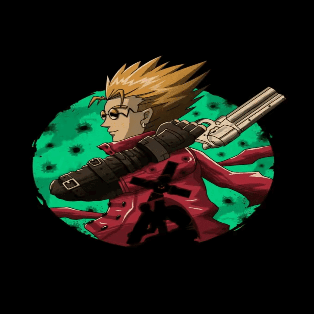 Trigun Anime Vash The Stampede Painting Wall Art Poster