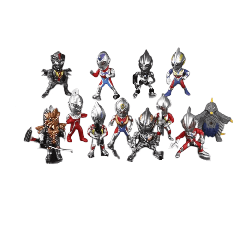13Pcs Anime Ultraman Character Action Figure Toy