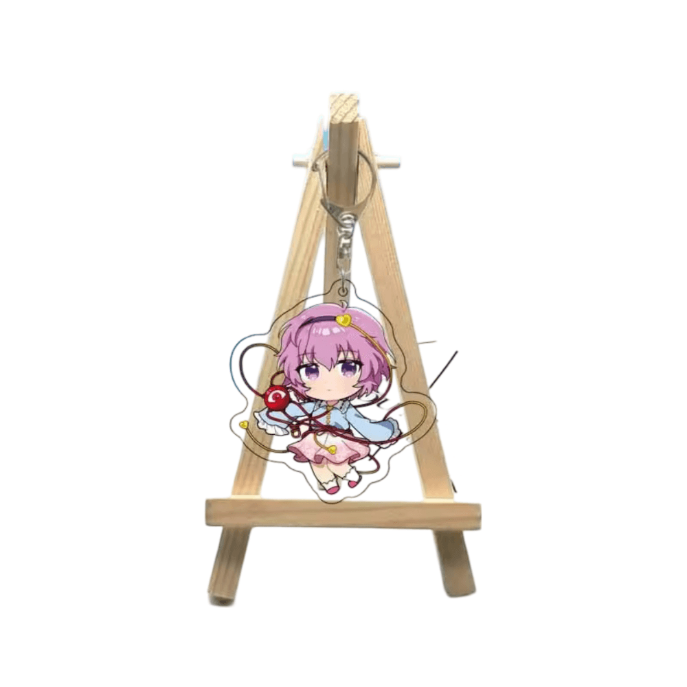 Anime Touhou Project Satori Komeiji Keychain Pendant