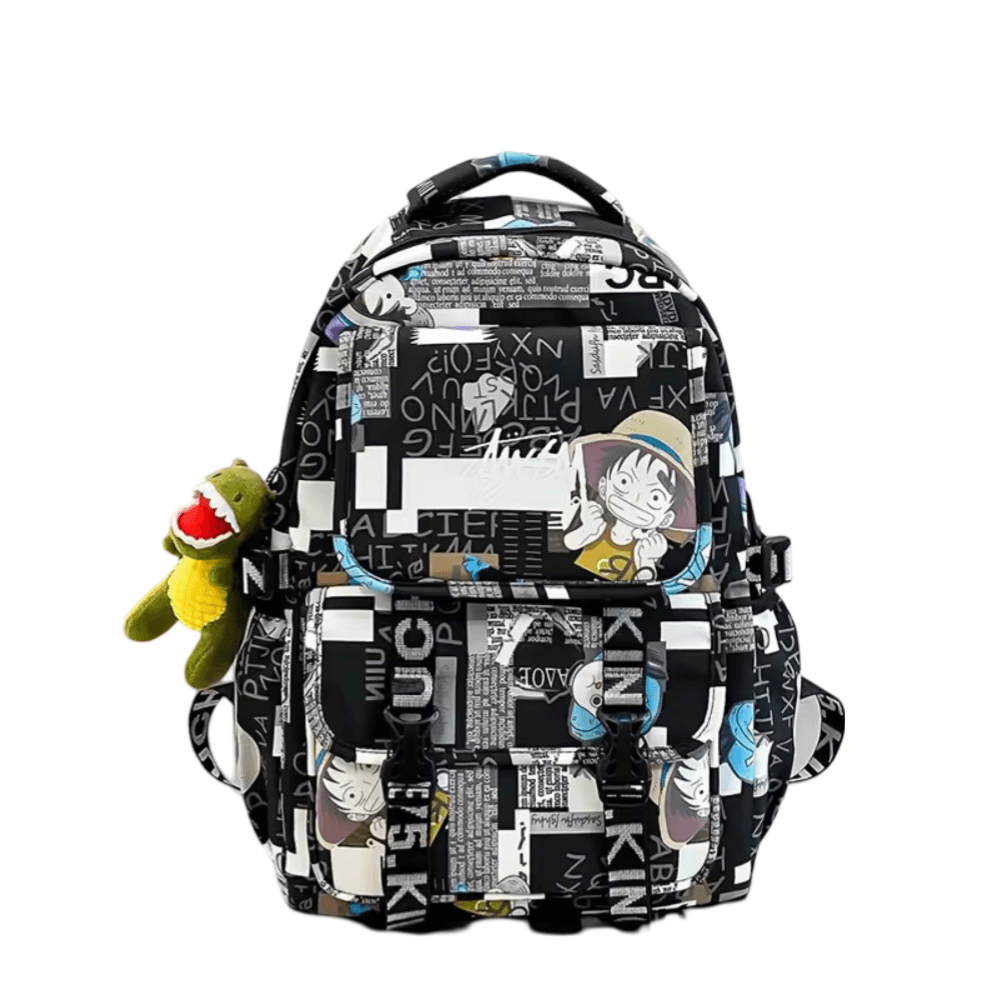 Anime One Piece D. Luffy Backpack With Pendant