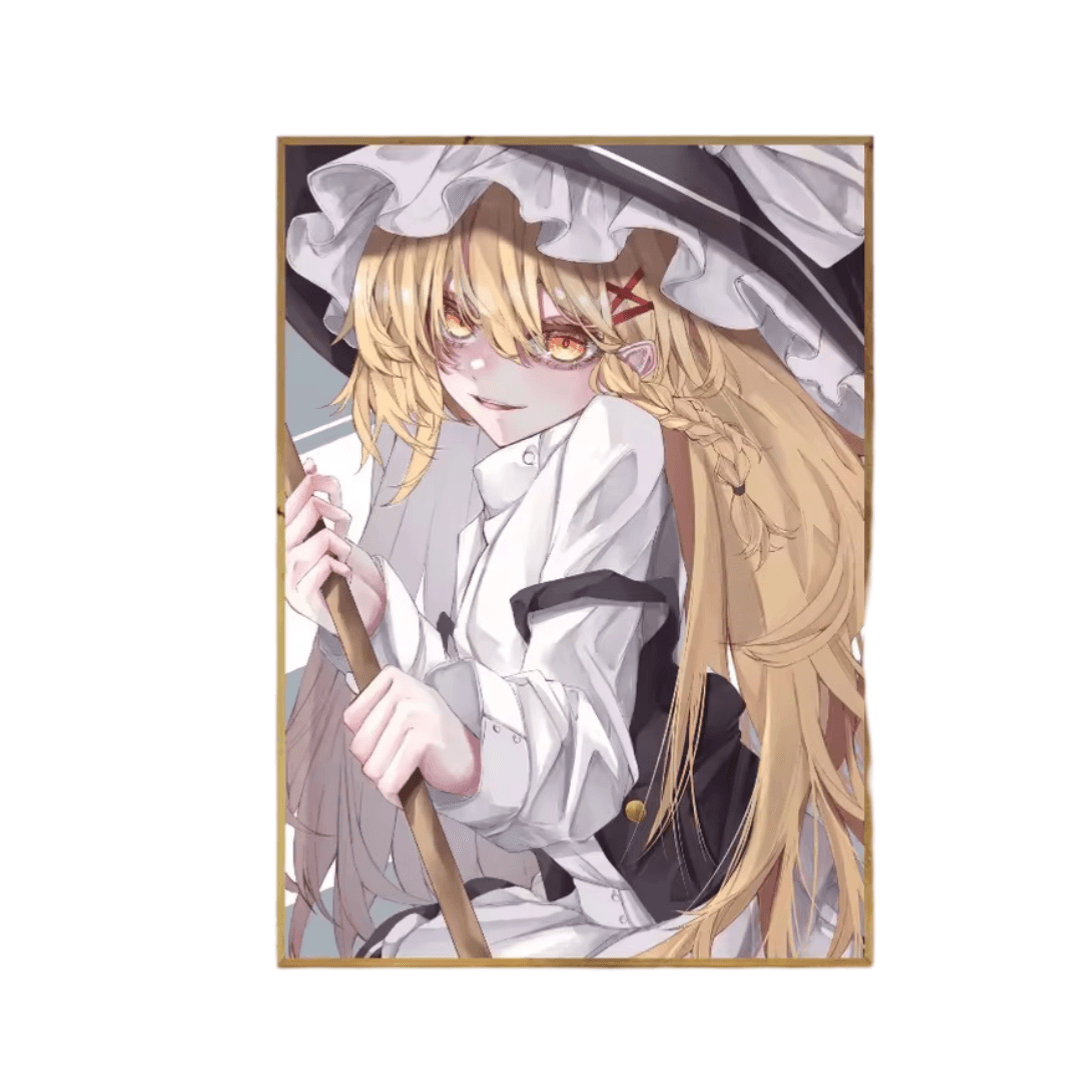Anime Touhou Project Marisa Kirisame Poster Wall Decor