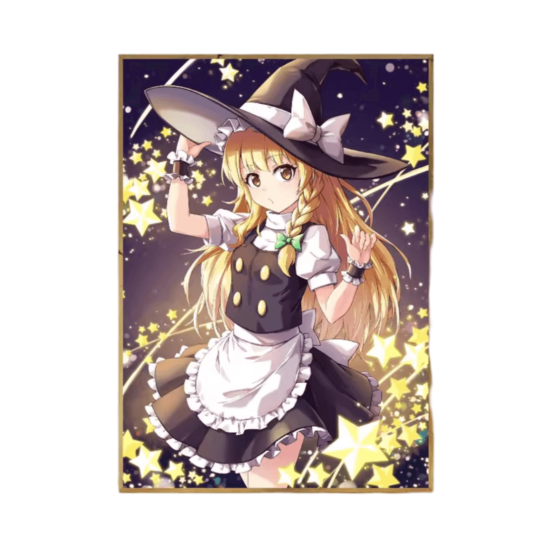 Touhou Project Anime Marisa Kirisame Poster Wall Decor