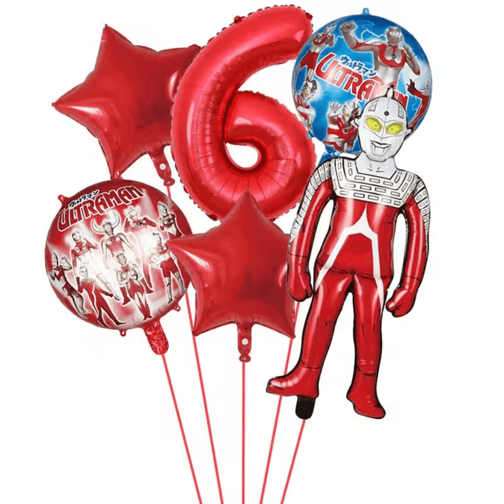Ultraman Anime Party Decoration Balloons