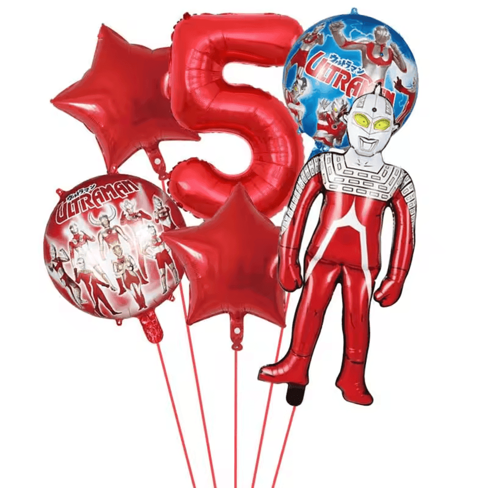 Anime Ultraman Party Decoration Balloons
