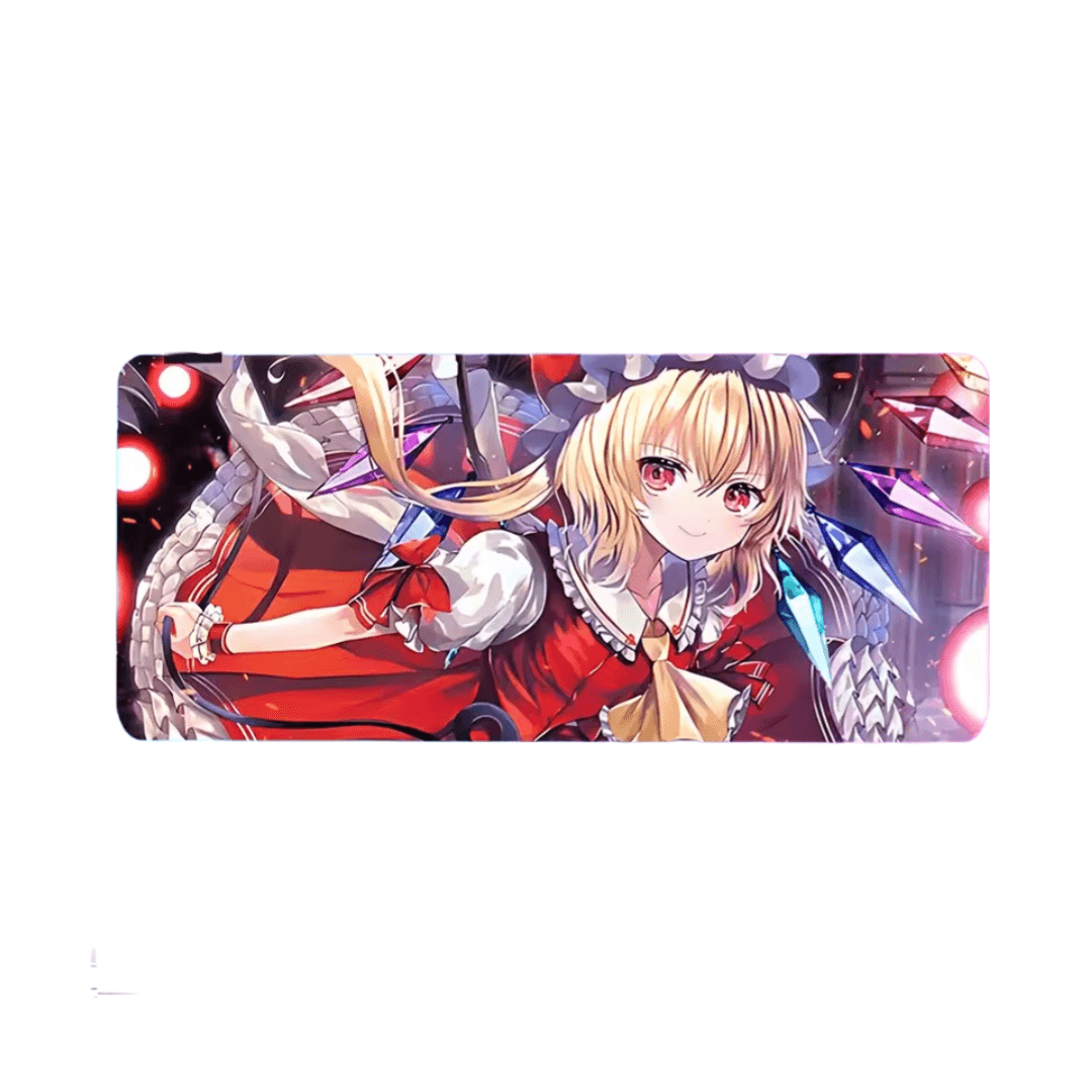 Anime Touhou Project Flandre Scarlet LED Glowing Mouse Pad