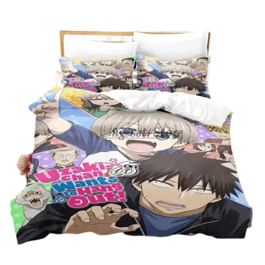 Anime Uzaki-Chan Wants To Hang Out! Character 3D Printed Bedding Set