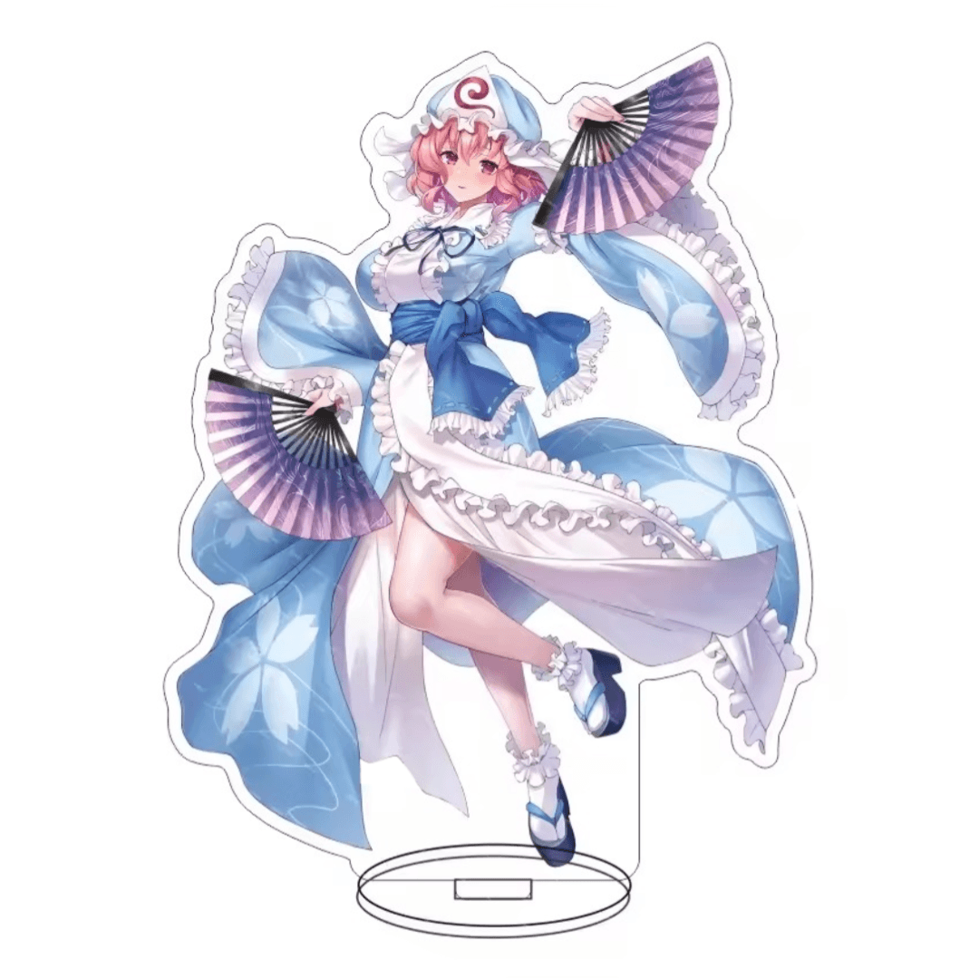 15cm Anime Touhou Project Yuyuko Saigyouji Acrylic Stand