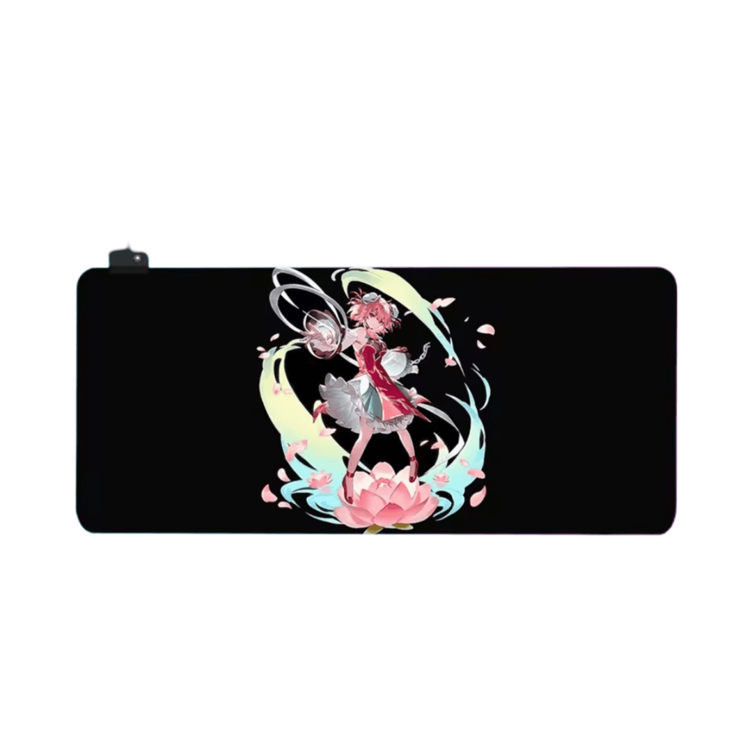 Anime Touhou Project Kasen Ibaraki LED Glowing Mouse Pad