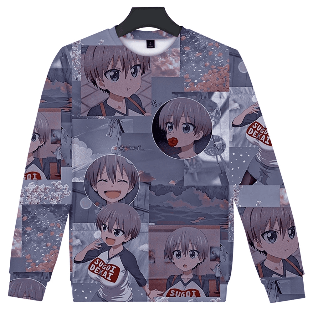 Anime Uzaki-Chan Wants To Hang Out Hana Uzaki O-Neck Sweatshirt