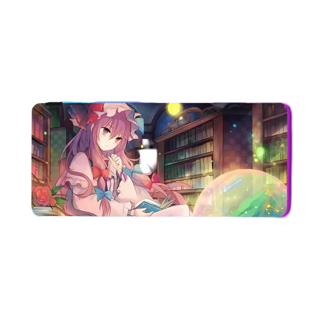 Anime Touhou Project Patchouli Knowledge LED Glowing Mouse Pad