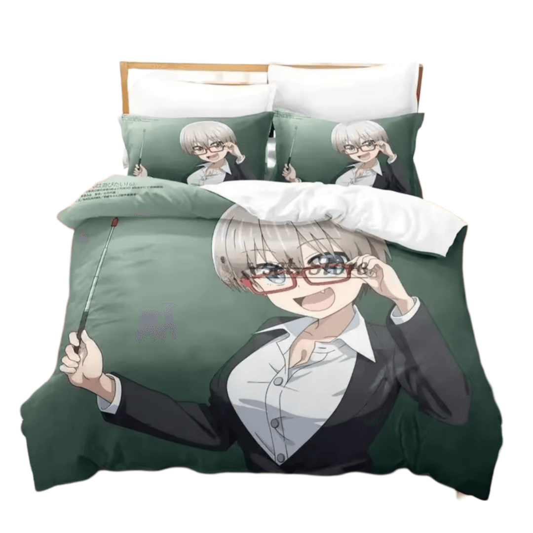 Uzaki-Chan Wants To Hang Out! Hana Uzaki 3D Printed Anime Bedding Set