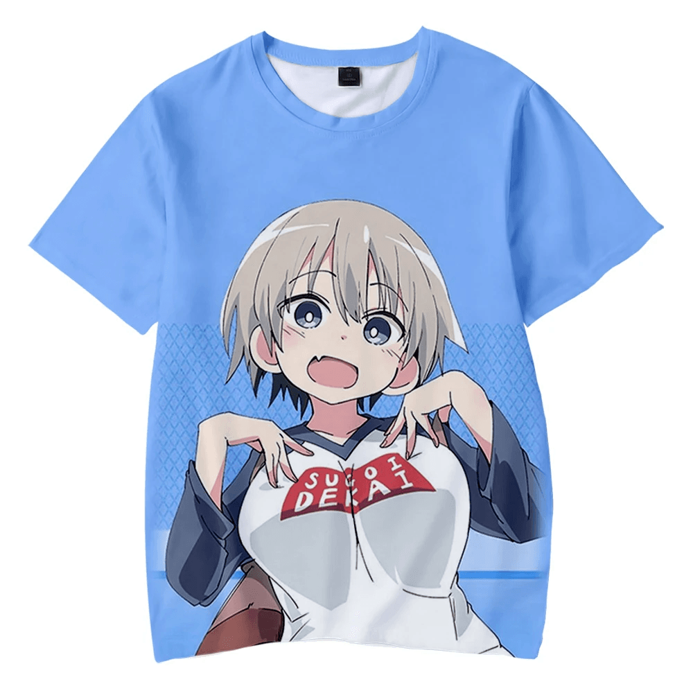Anime Uzaki-Chan Wants To Hang Out Hana Uzaki 3D Print T-Shirt