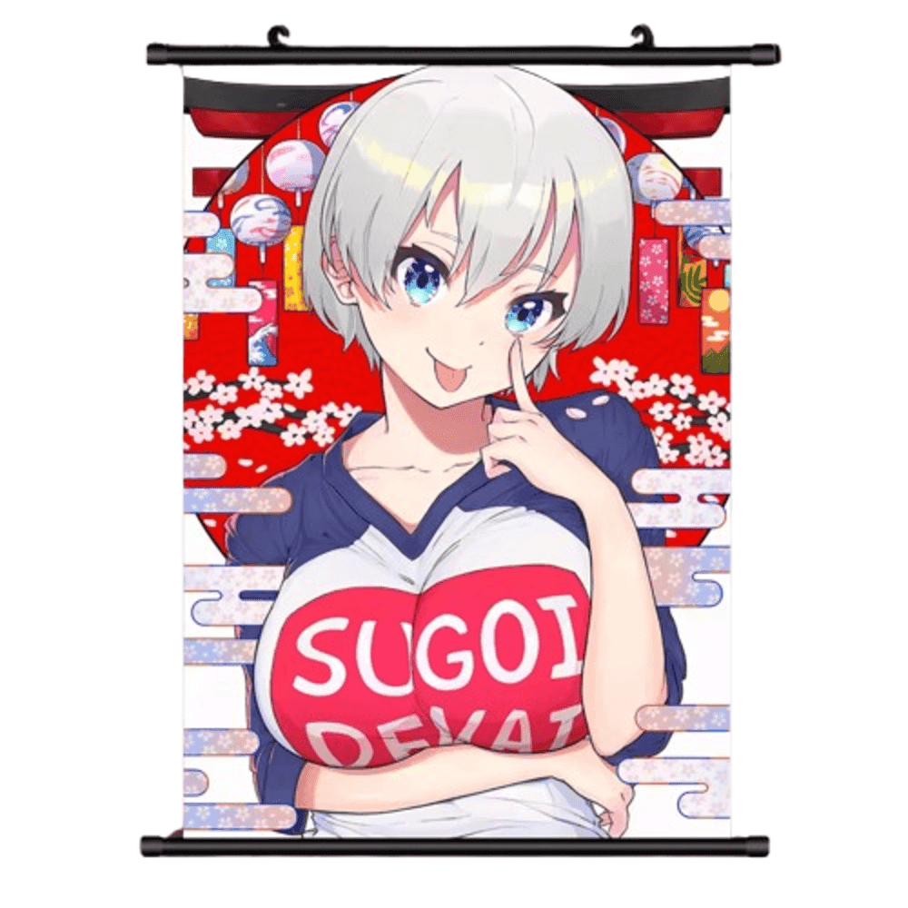Uzaki-Chan Wants To Hang Out! Anime Hana Poster Wall Art