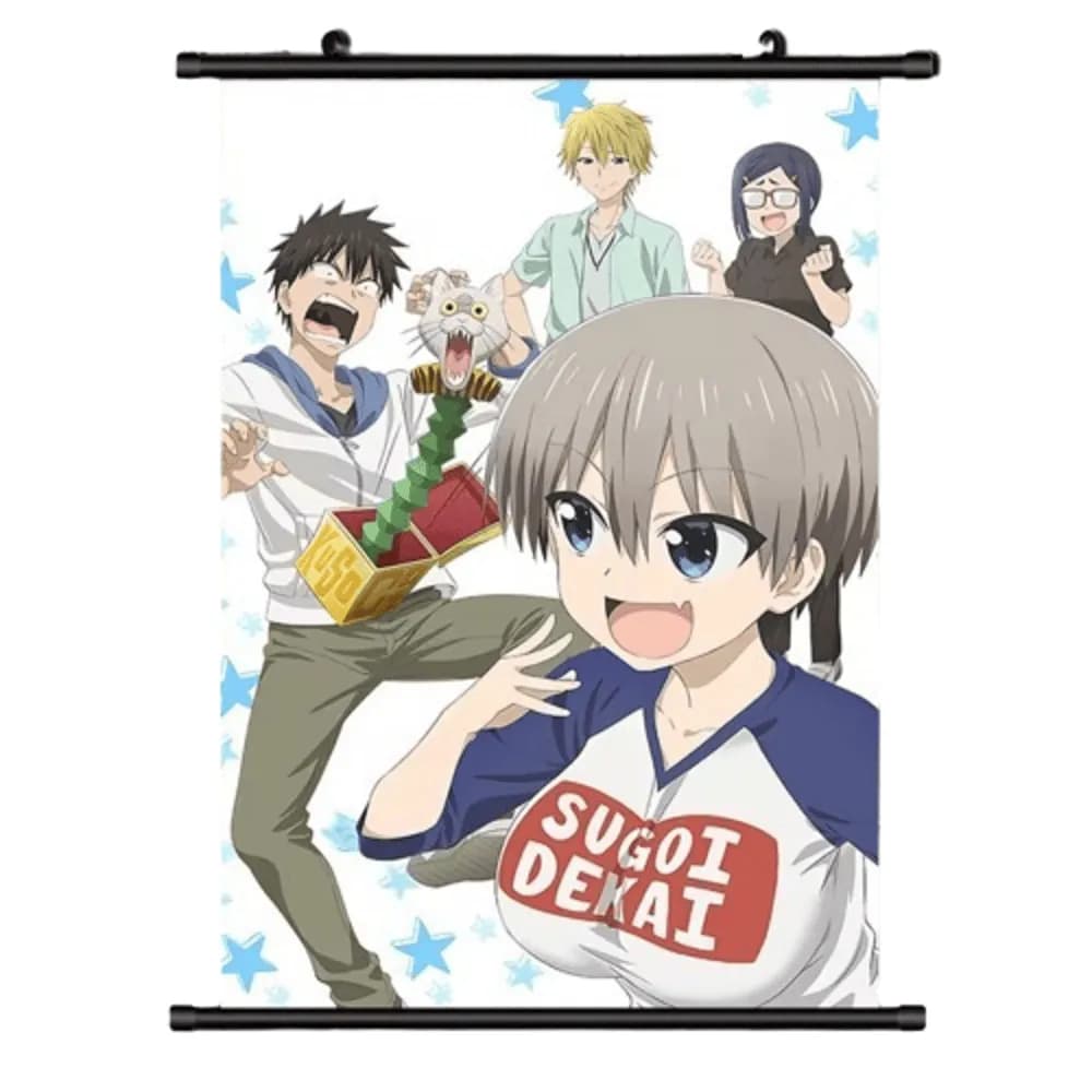 Anime Uzaki-Chan Wants To Hang Out! Character Poster Wall Art