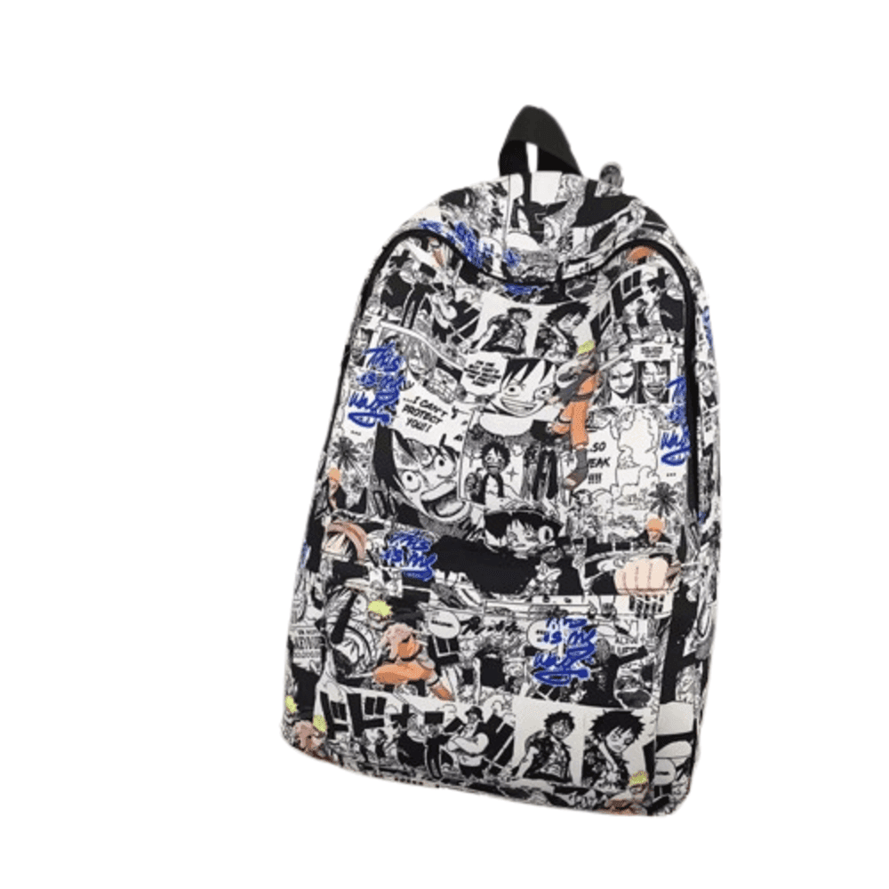 One Piece Monkey D. Luffy Anime Printed Student Backpack