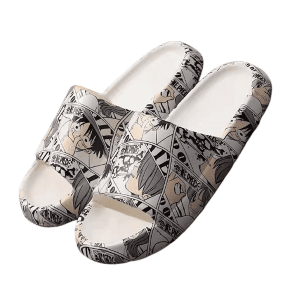 Anime One Piece Monkey D. Luffy Indoor Slippers