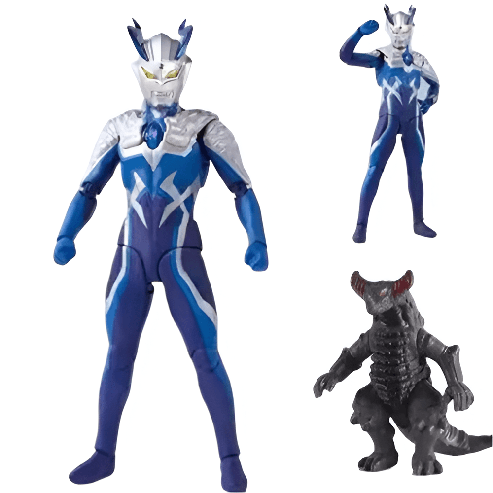 Anime Ultraman Luna Miracle Zero And Mecha Gomora Action Figure Toy