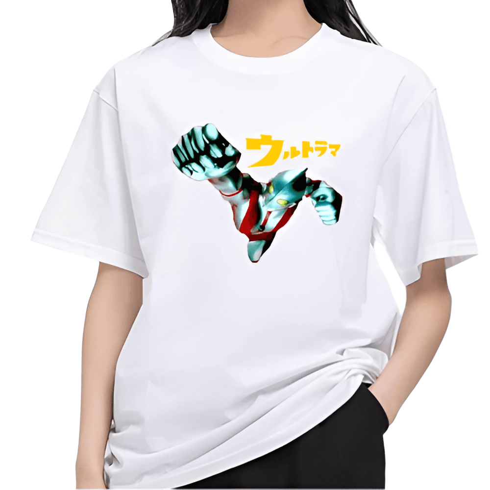 Ultraman Anime Printed Short Sleeve T-Shirt — detail 1