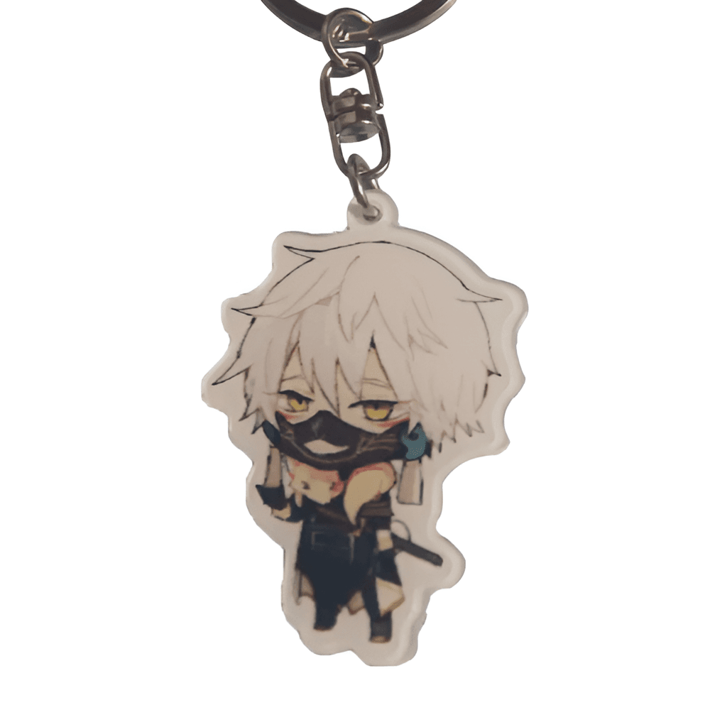 Anime Touken Ranbu Nakigitsune PVC Pendant Keychain