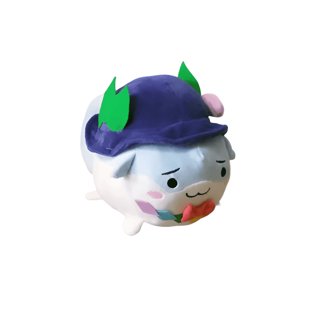 Anime Touhou Project Tenshi Hinanawi Cat Plush Toy