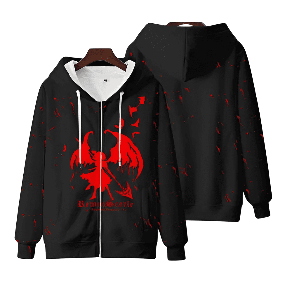 Anime Touhou Project Remilia Scarlet Zipper Hoodie