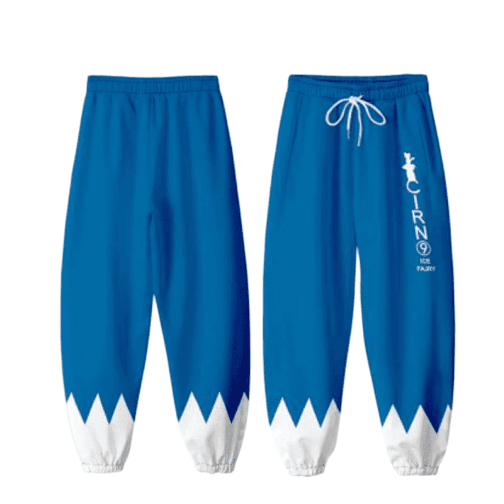 Touhou Project Cirno Anime 3D Print Jogger Pant