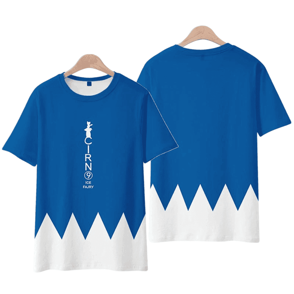 Touhou Project Anime Cirno Short Sleeve T-Shirt
