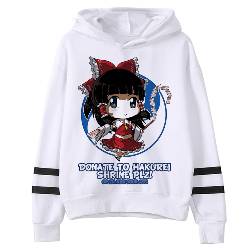 Touhou Project Reimu Hakurei Anime Casual Hoodie