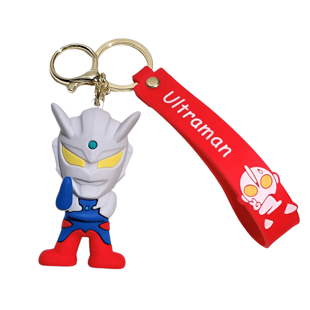 Anime Ultraman Zero Rubber Keychain
