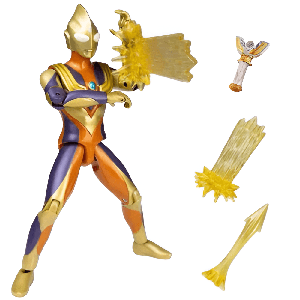 Anime Ultraman Glitter Tiga Action Figure Toy