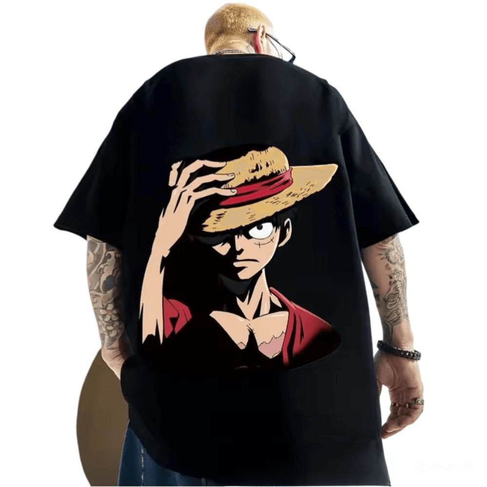 Anime One Piece Monkey D. Luffy Short Sleeves T-Shirt