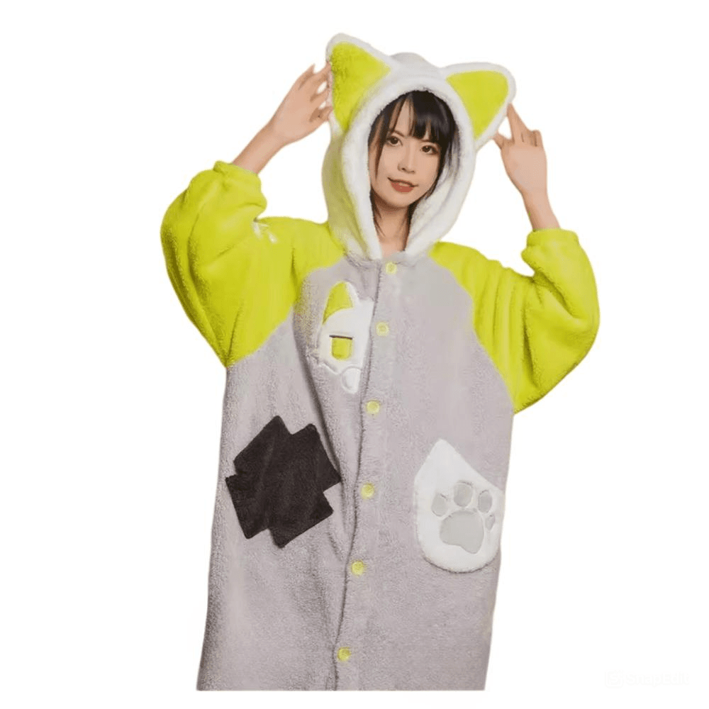 Arknights Anime Housecoat Socks Set