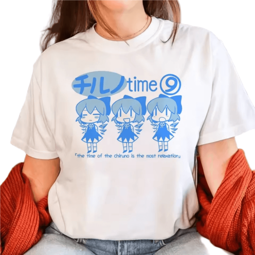 Touhou Project Anime Cirno Summer T-Shirt