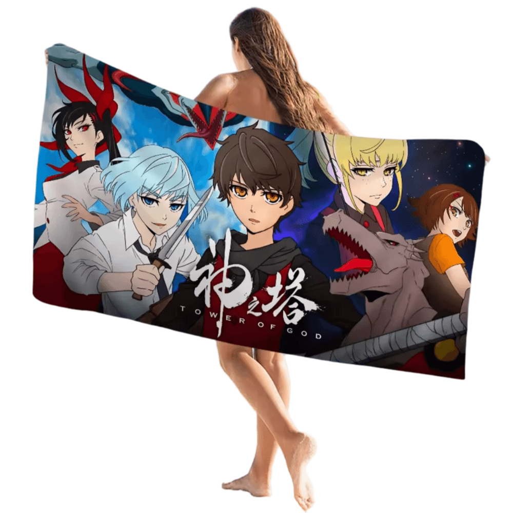 Tower Of God Anime Characters Print Beach Towel