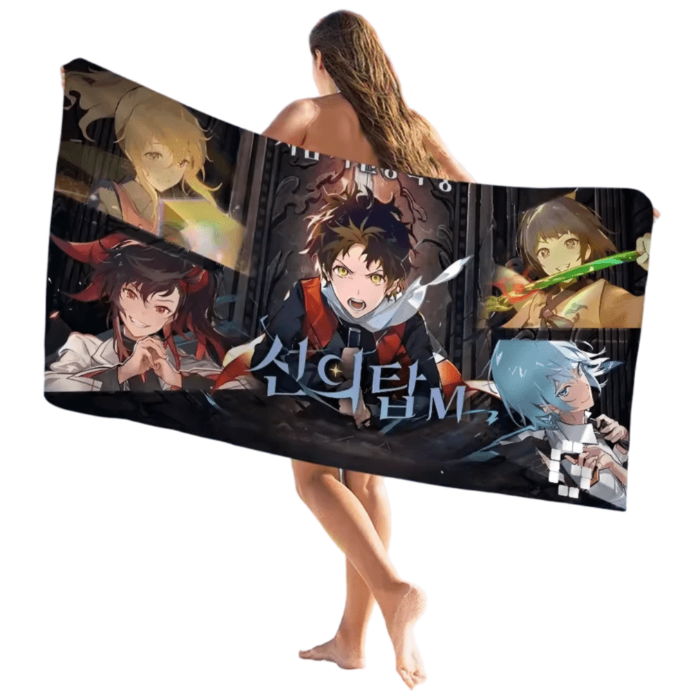 Anime Tower Of God Print Characters Towel