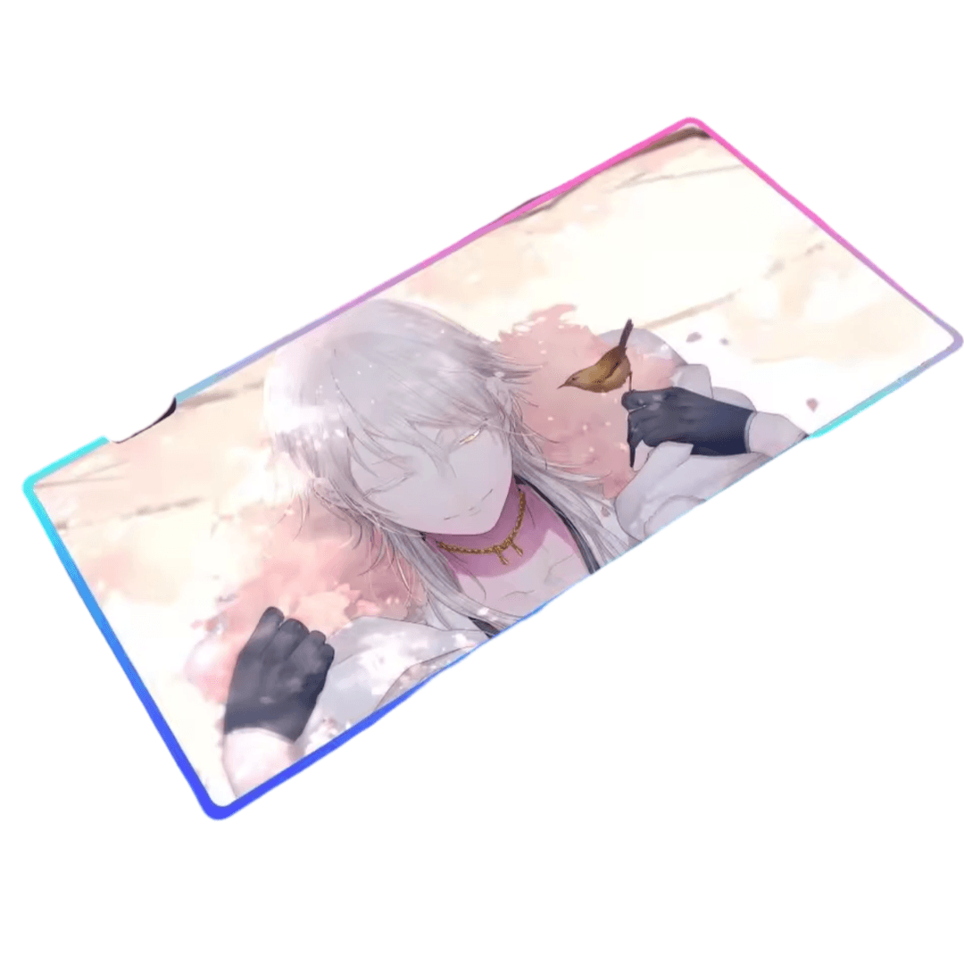 Touken Ranbu Anime Tsurumaru Kuninaga LED Gaming Mouse Pad