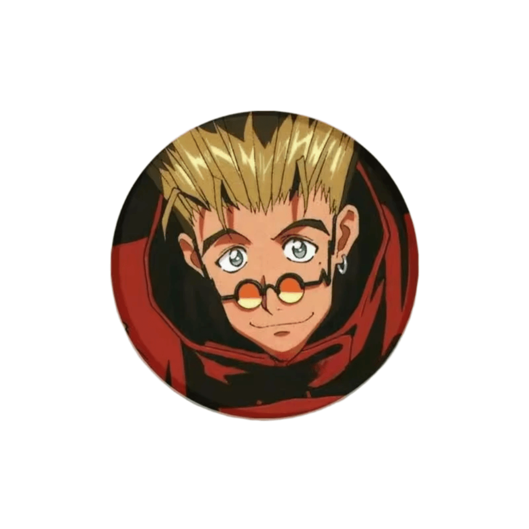 Trigun Vash The Stampede Anime Tinplate Badge