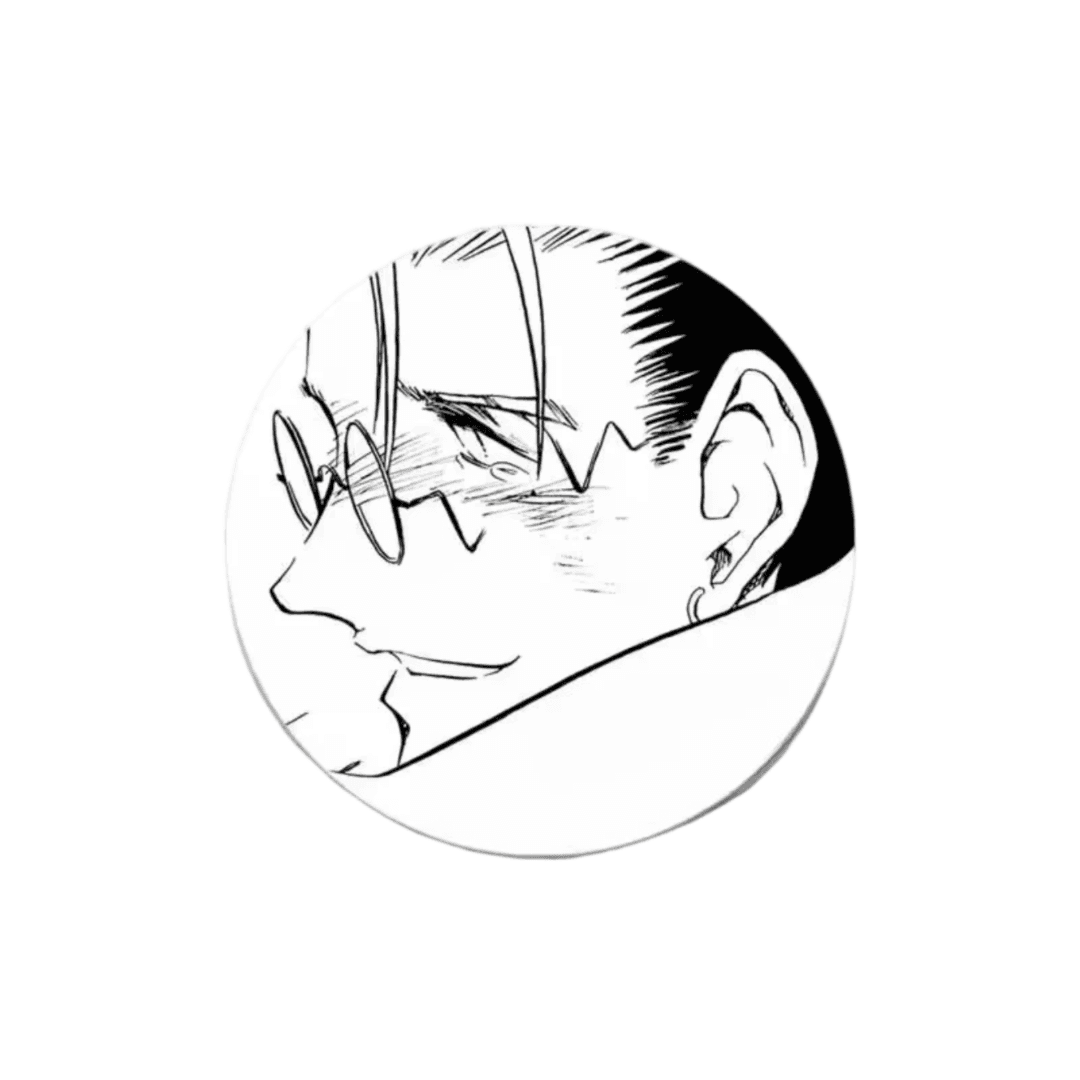 Anime Trigun Stampede Black And White Tinplate Badge