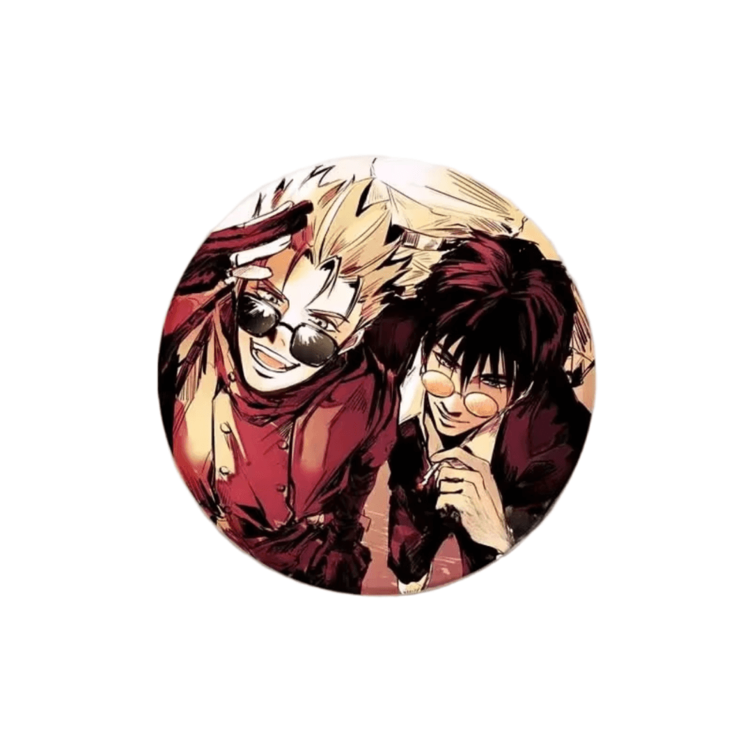 Anime Trigun Stampede And Nicholas Tinplate Badge
