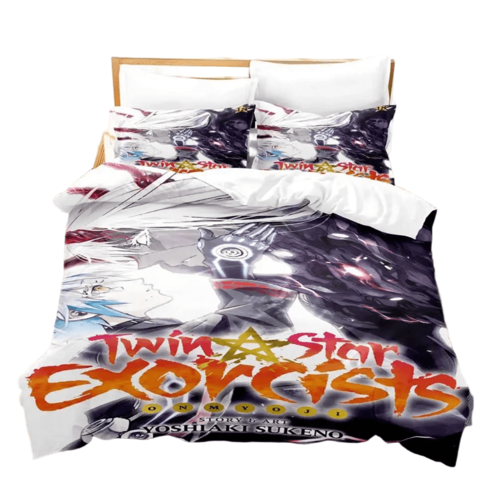 Twin Star Exorcists Rokuro And Benio Anime Printed Bedding Set