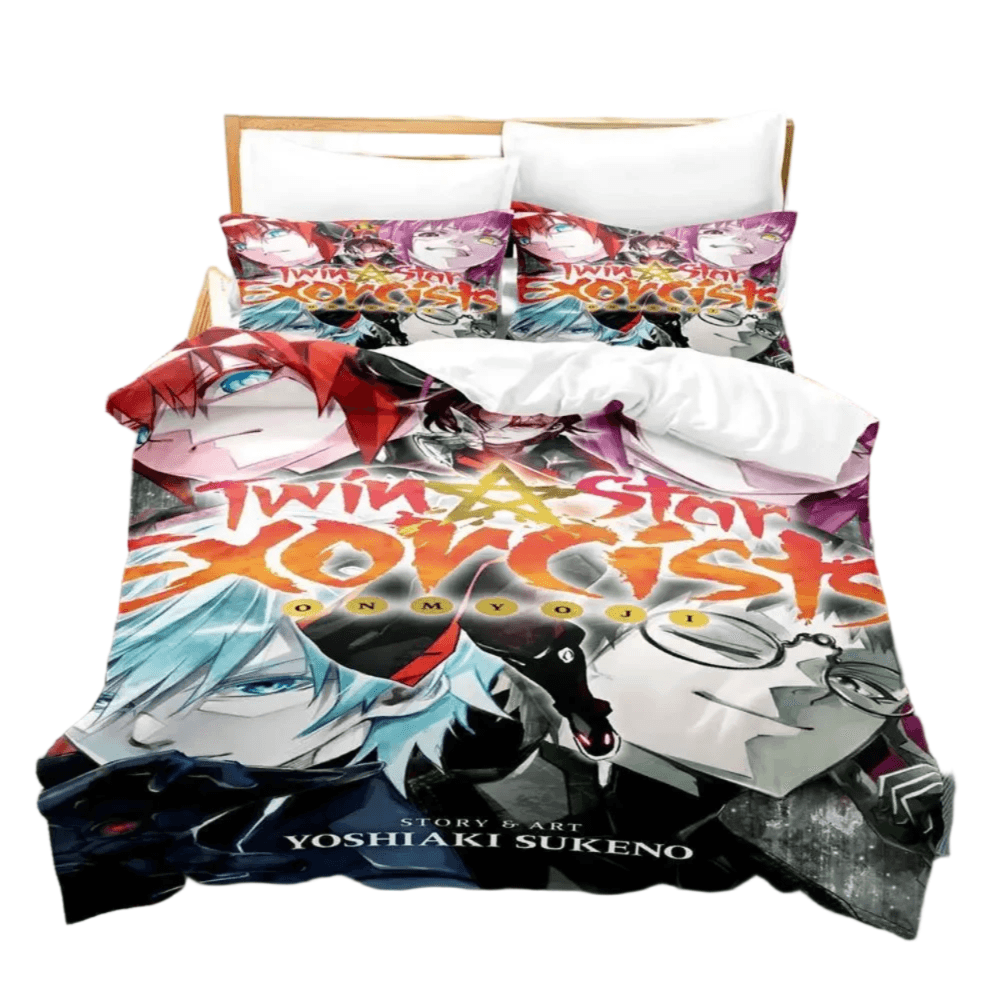 Twin Star Exorcists Anime Characters Printed Bedding Set