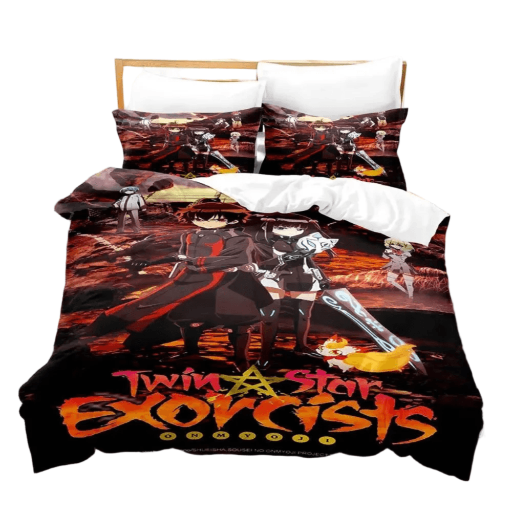 Anime Twin Star Exorcists Print Bedding Set