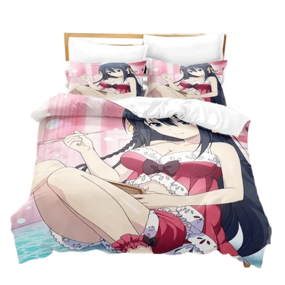 Trinity Seven Akio Fudo Anime Print Bedding Set
