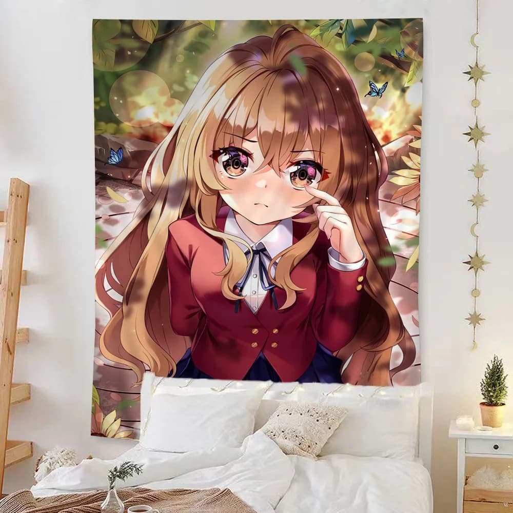 Toradora Anime Taiga Aisaka Home Decor Wall Hanging Sheet