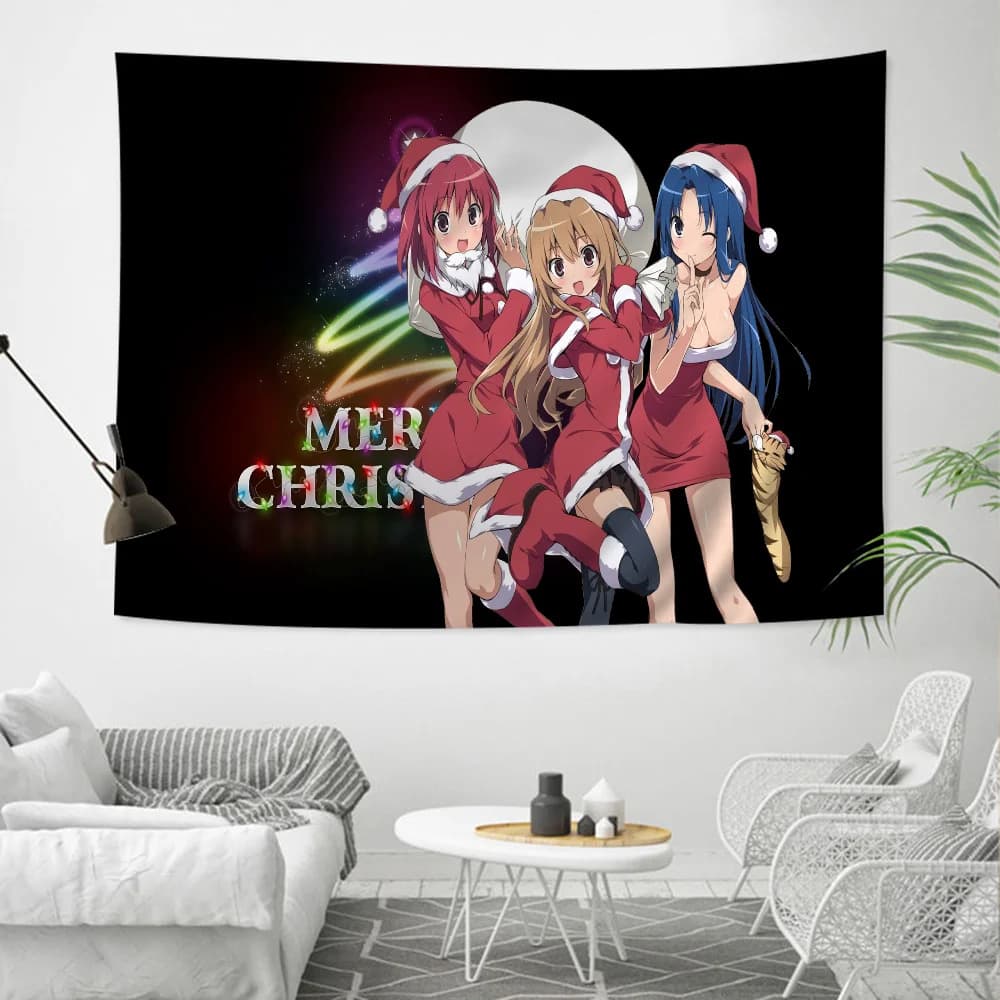 Anime Toradora Merry Christmas Printed Large Wall Decor Poster