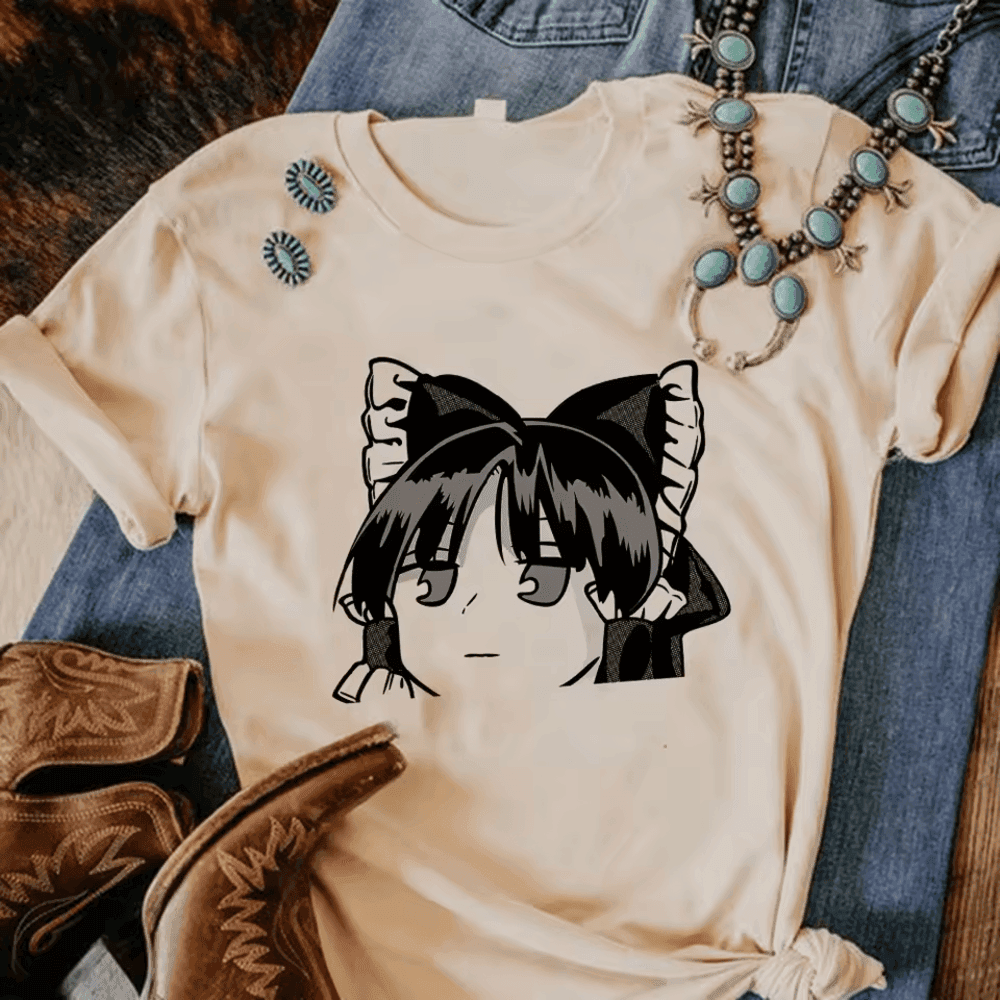 Touhou Project Anime Reimu Hakurei T-Shirt For Women