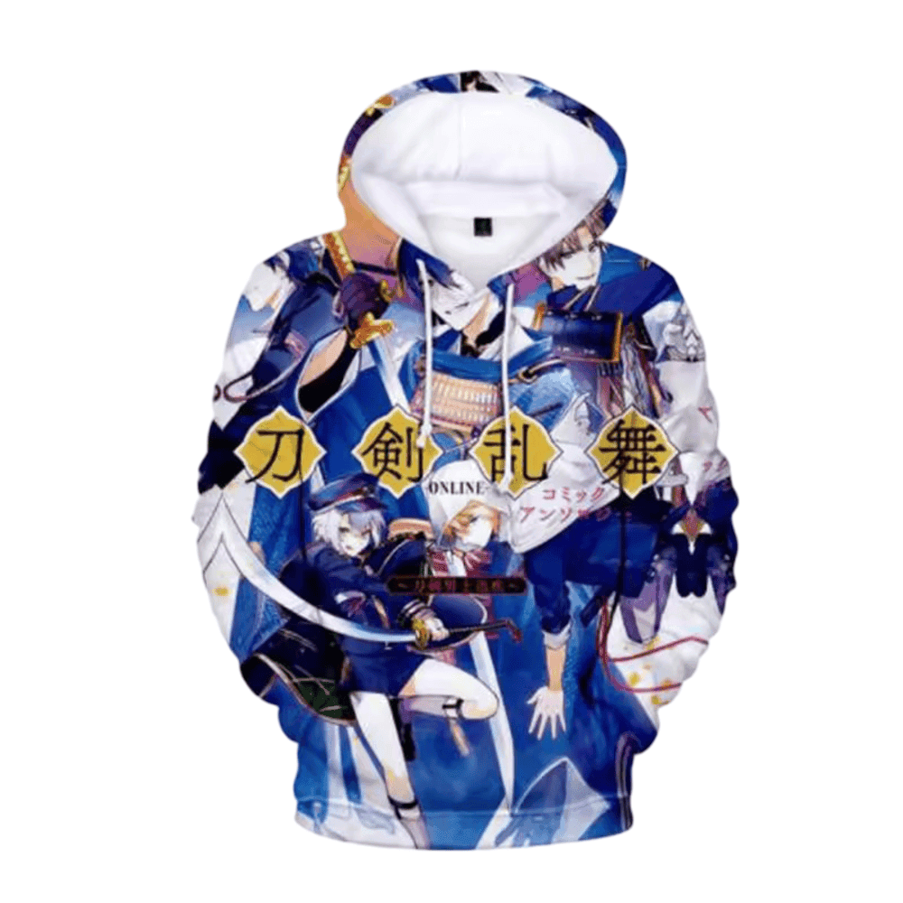 Anime Touken Ranbu Character 3D Printed Hoodie
