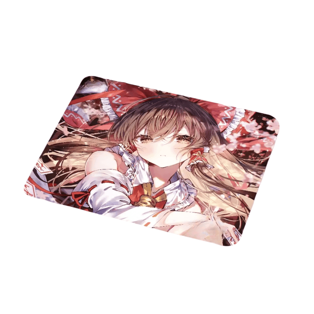 Anime Touhou Project Reimu Hakurei Printed Mouse Pad