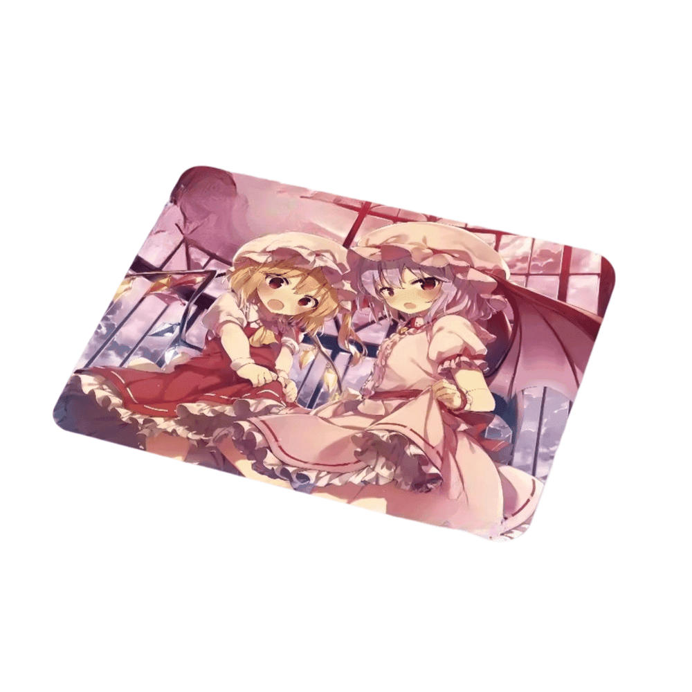 Anime Touhou Project Flandre Scarlet And Remilia Scarlet Mouse Pad