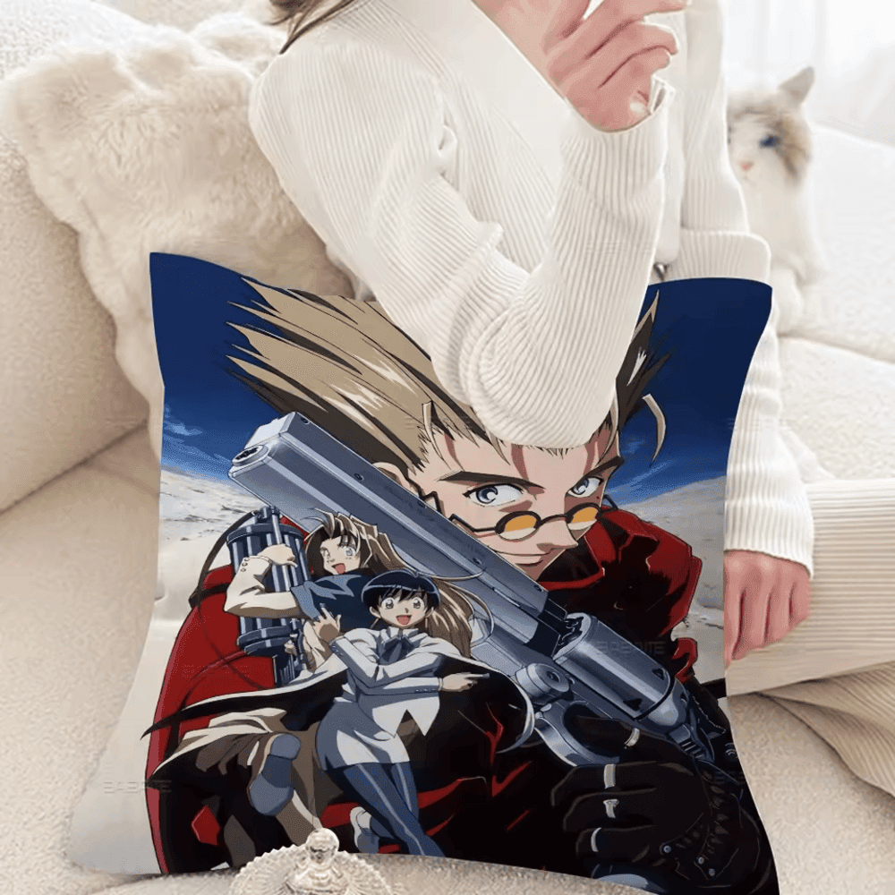 Anime Trigun Stampede And Milly Thompson With Meryl Stryfe Pillow Cover